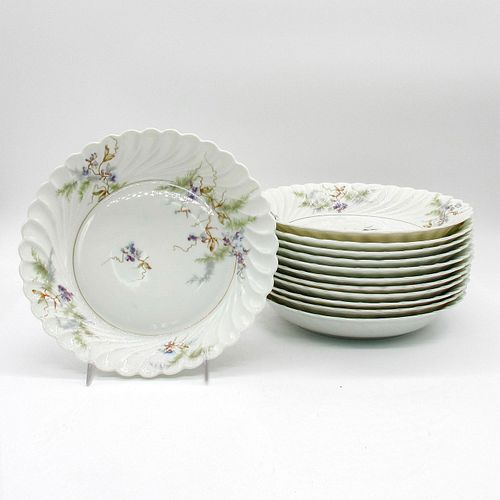 12PC HAVILAND COUPE SOUP BOWLS,