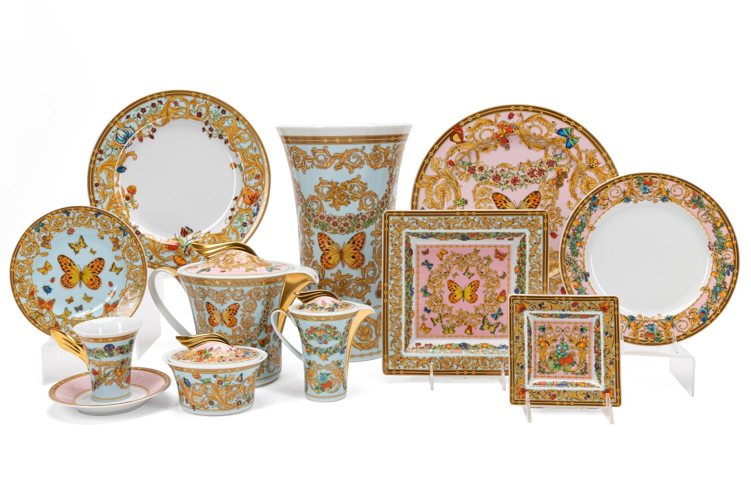 12PC "LE JARDIN DE PAPILLON"