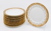 12pc Meissen Opulent Golden Ba