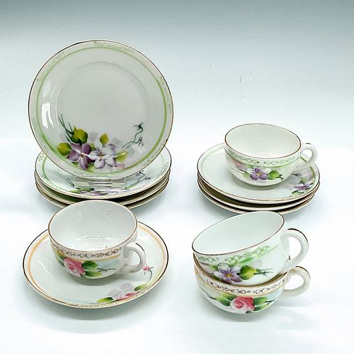 12PC NIPPON DEMITASSE CUPS, SAUCERS