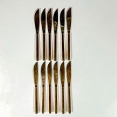 12PC SIGVARD BERNADOTTE GILDED