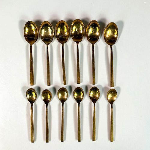 12PC SIGVARD BERNADOTTE GILDED