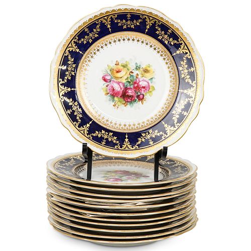 (12PC) SPODE COPELAND PORCELAIN