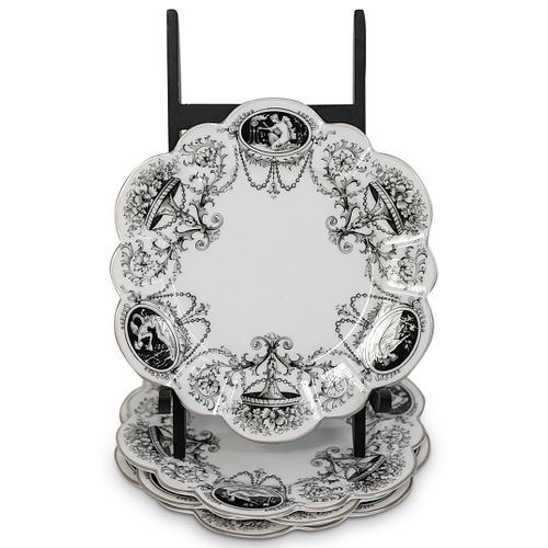 (12PC) TOILE PORCELAIN SERVICE