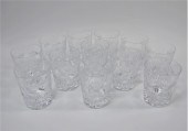 12PC WATERFORD CUT CRYSTAL HIG