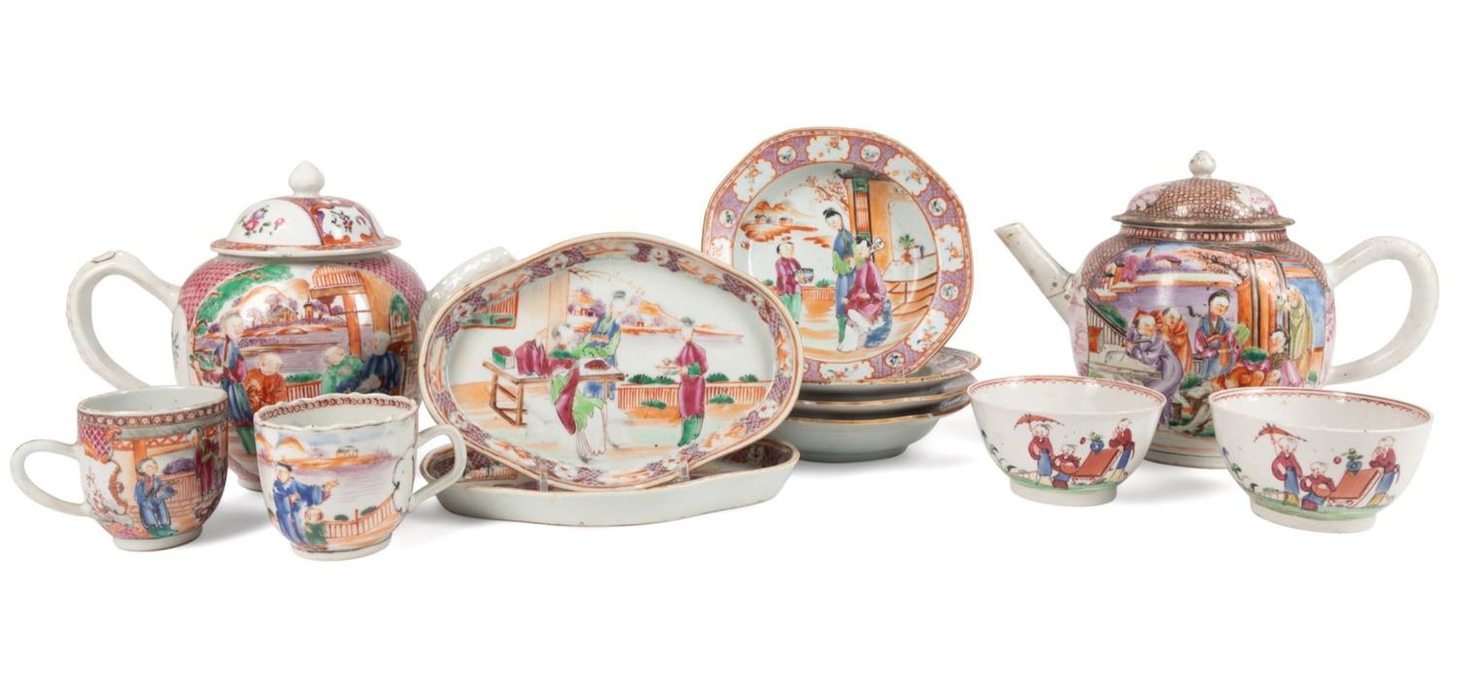 12PCS CHINESE EXPORT ROSE