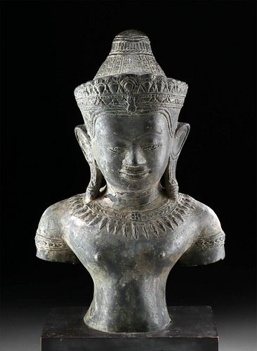 12TH C. CAMBODIAN KHMER BRASS