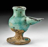 12TH C. ISLAMIC POTTERY OIL LA
