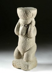 12TH C. MAJAPAHIT STONE HANUMA