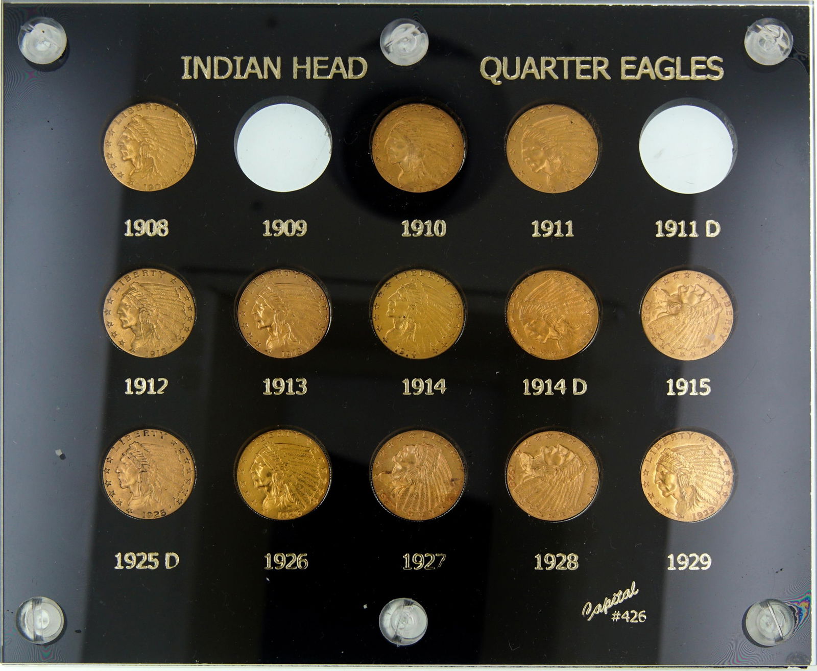 13 - $2.5 INDIAN QUARTER EAGLE GOLD