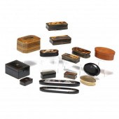 (13) ANTIQUE ASSORTED BOXES In