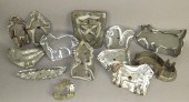 13 ASSORTED EARLY TIN FIGURAL