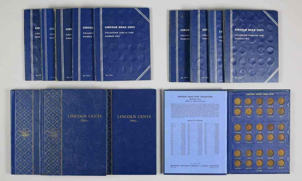 13 BOOKS OF LINCOLN CENTS
