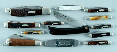 13 Case XX pocketknives: