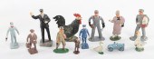 (13) Cast metal painted figure