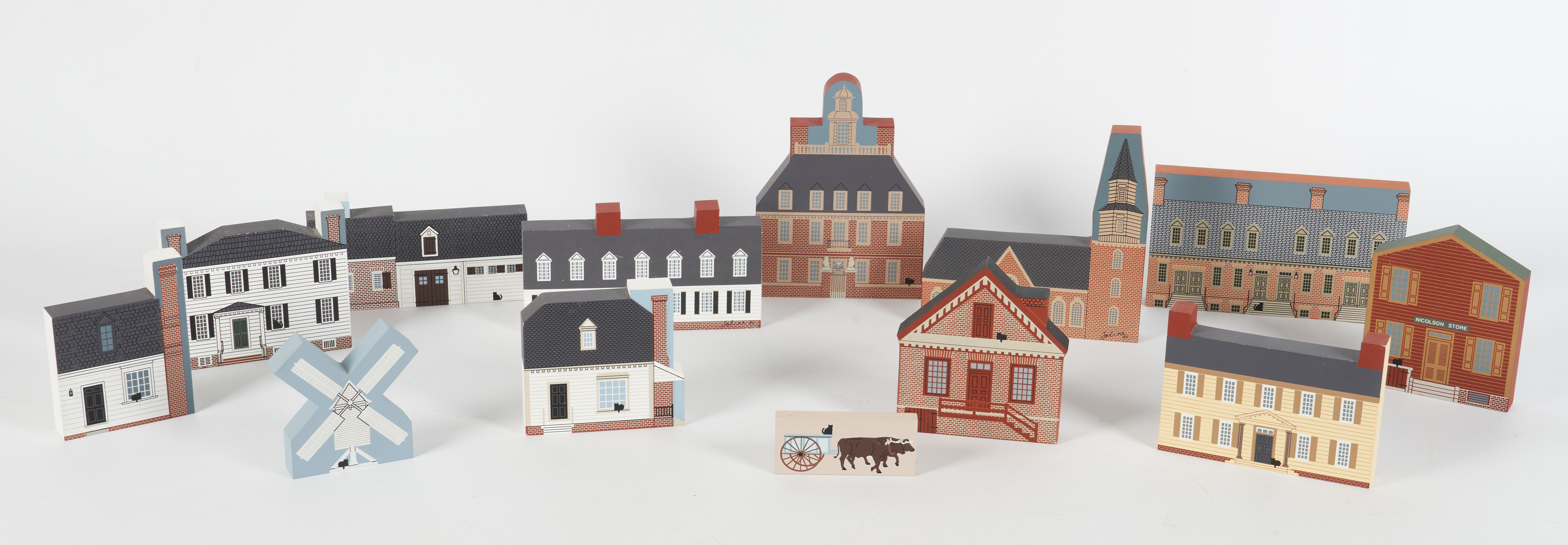 (13) Cats Meow Village, signed