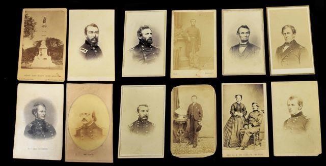 (13) CIVIL WAR GENERALS CDV'S &