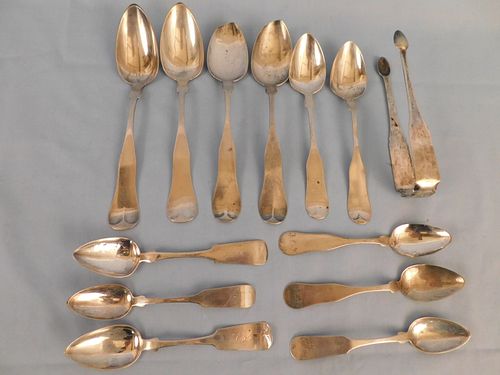 13 COIN SILVER SPOONSLot of 13