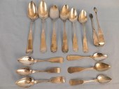 13 COIN SILVER SPOONSLot of 13
