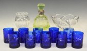 (13) CRYSTAL TABLEWARE TIFFANY