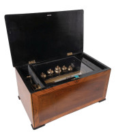 13" CYLINDER SWISS MUSIC BOX W