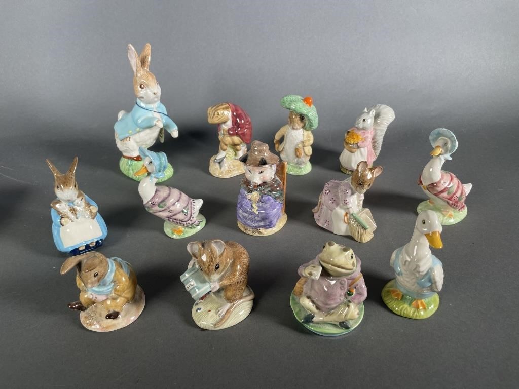 13 FIGURINES BY ROYAL DOULTON,