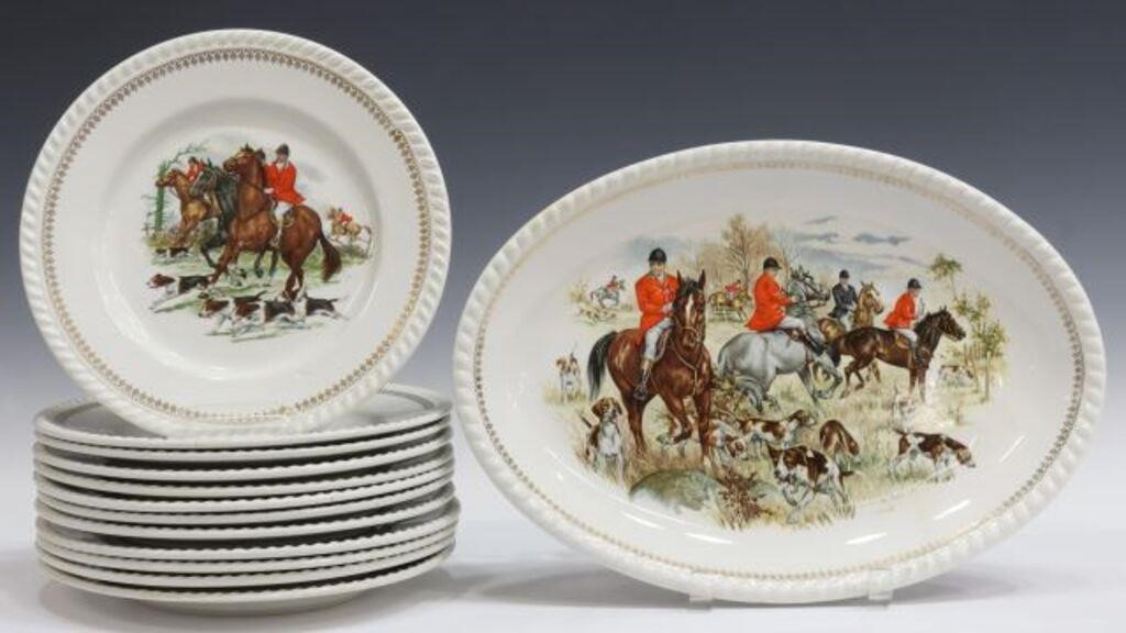 (13) FOX HUNT IRONSTONE DINNER /