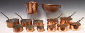 (13) FRENCH COPPER GRADUATED S