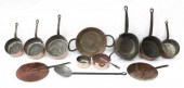 (13) FRENCH COPPER KITCHEN ITE