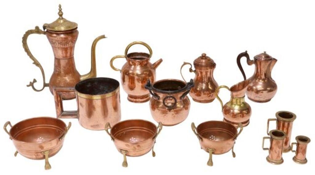 (13) FRENCH COPPER & METAL