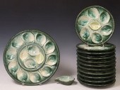 (13) FRENCH FAIENCE OYSTER SER