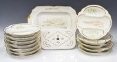 (13) FRENCH LIMOGES HAND-PAINT