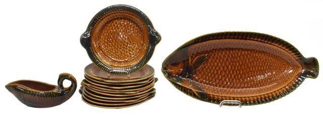 (13) FRENCH SARREGUEMINES SEAFOOD