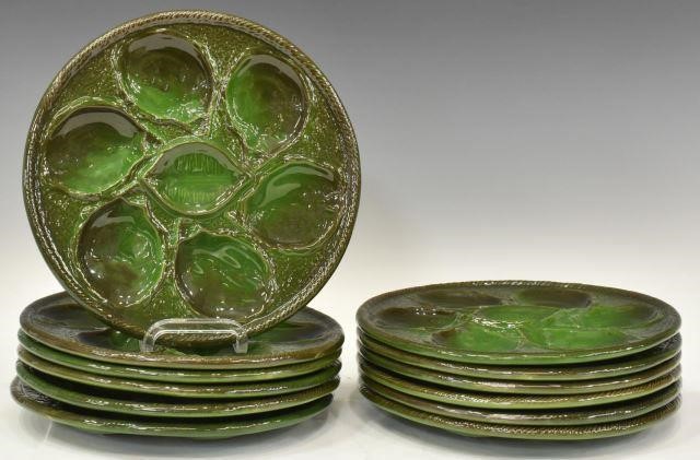 (13) FRENCH ST. CLEMENT MAJOLICA