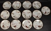13 JAPANESE PORCELAIN MEIJI PE