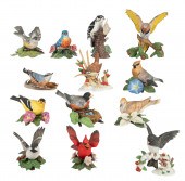 (13) Lenox porcelain bird figu
