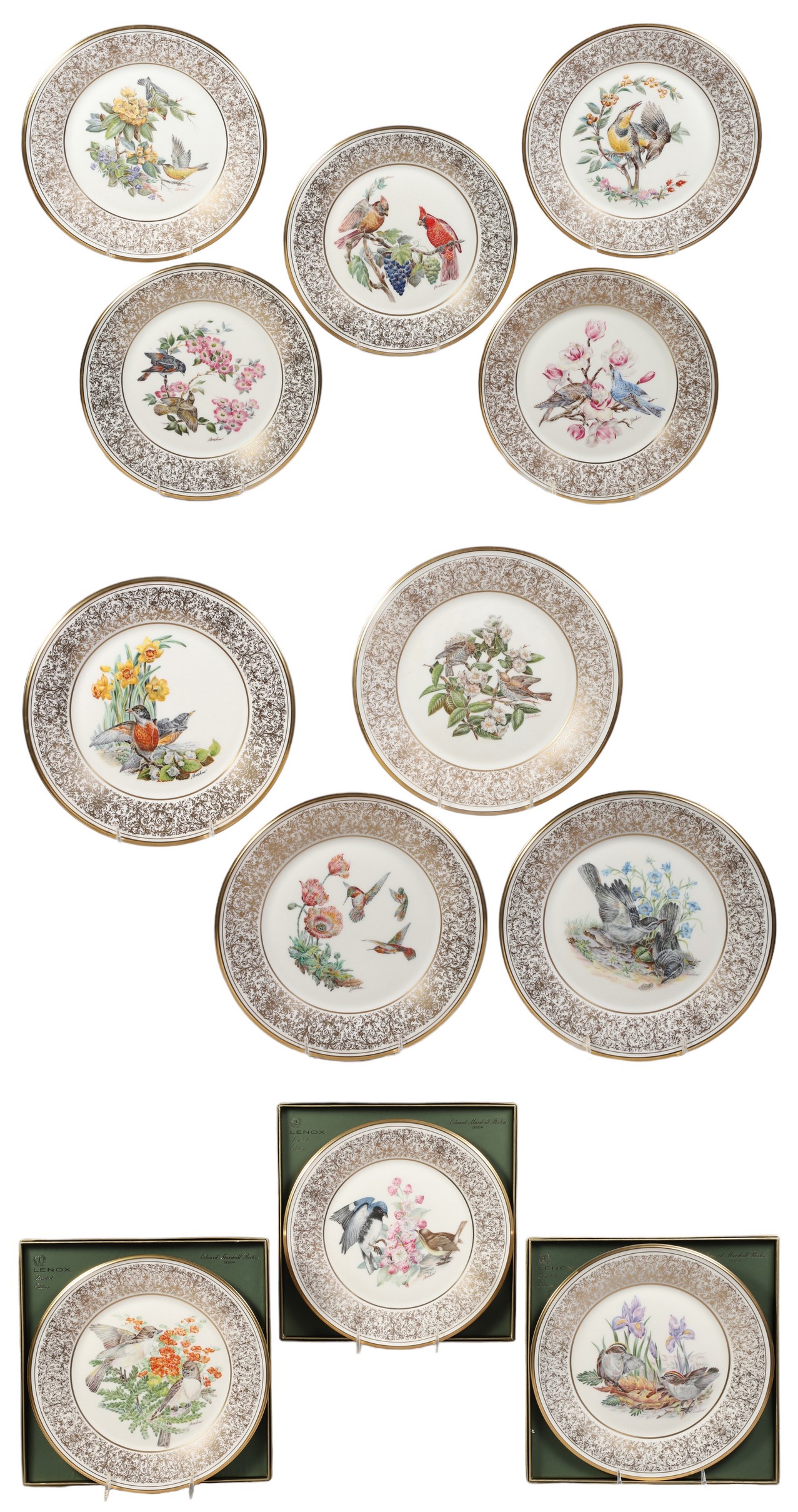 (13) Lenox porcelain collector