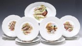 (13) LOURIOUX PORCELAIN GAME S