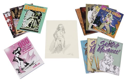 (13) MIKE HOFFMAN (20TH C.) DRAWING