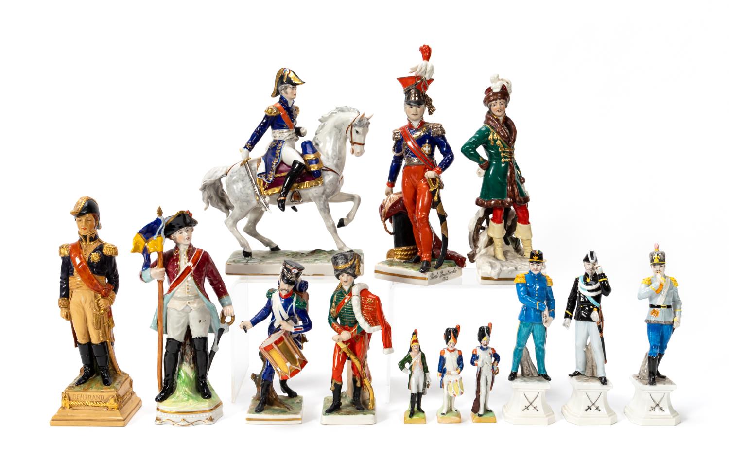 13 NAPOLEONIC WAR PORCELAIN