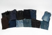 13 PAIRS OF DESIGNER DENIM JEA