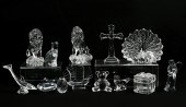 13-PC. COLLECTION OF GLASS FIG