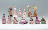 13 PC. ROYAL DOULTON LADY FIGU