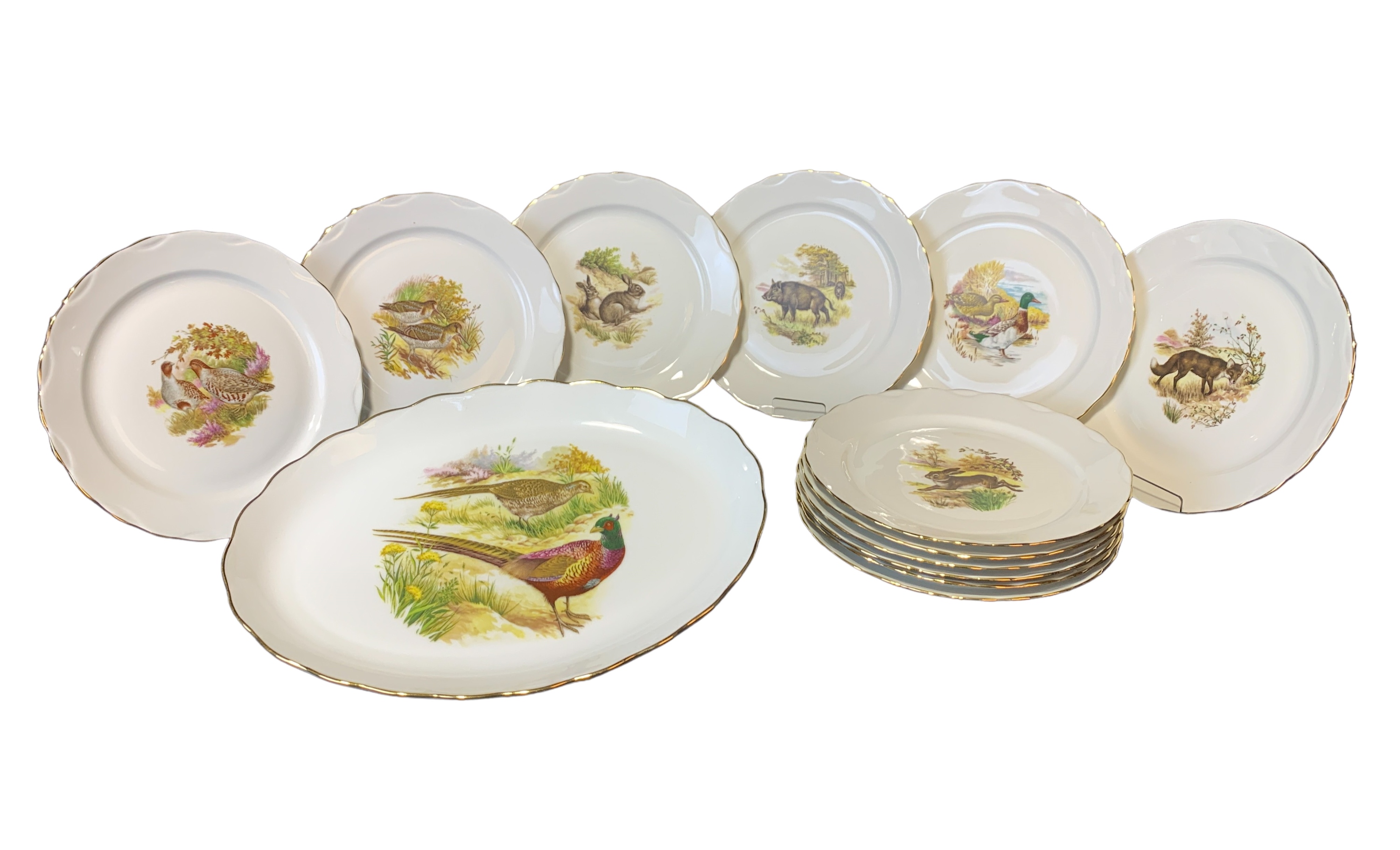 13 PC. SET FRENCH PORCELAIN