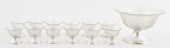 13 PC STEUBEN VERRE DE SOIE &
