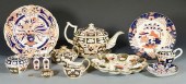 13 PCS ENGLISH IMARI STYLE POR