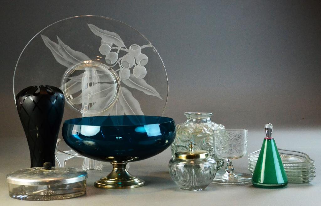 (13) Pcs. Glassware ItemsTo include