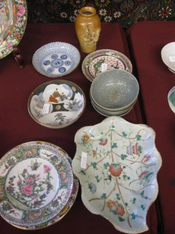 13 pcs. Oriental Pottery &