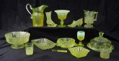 (13) Pcs Vaseline pattern glas