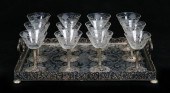 13 PIECE 800 SILVER & ETCHED G